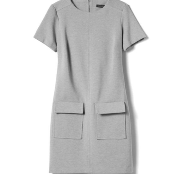 Banana Republic Ponte Pocket Shift Dress - Picture 2 of 5